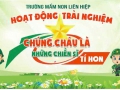 Trường Mầm non Liên Hiệp tổ chức Hoạt động trải nghiệm "Chúng cháu là những Chiến sỹ tí hon" chào mừng kỷ niệm 80 năm ngày thành lập Quân đội nhân dân Việt Nam (22/12/1944 - 22/12/2024).